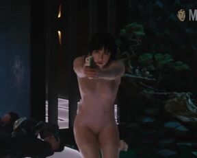 Naked Scarlett Johansson in Ghost in the Shell