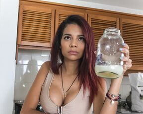 Petite Colombian Mila Garcia Dominated by Massive Cock