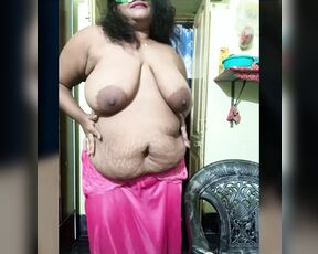 Desi indian My hot sexy dance nude with big hanging boobs and fat chubby ass nude topless Desi Indian bhabhi wife chudai