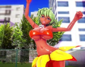 Imbapovi - Mii Giantess Hourglass Growth