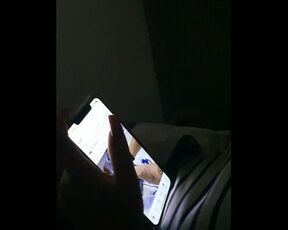 Step mom caught watching porn on her phone get fucked by step son