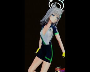 MMD-B Tall BluArc Time Moment bike-N - Emerald Suit Color Edit Smixix