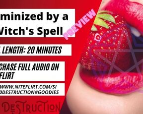 Feminized by a WITCH'S Spell Teaser (Witchcraft Feminization)