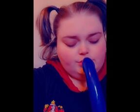 Hogwarts Student Caught Sucking Dildo in Pigtails