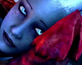 Liara worships Shadow Brokers monster cock for info Mass Effect