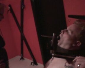 bizarrlady jessica spit on her slave in red chamber