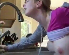 Fucking Friend’s Wife in Kitchen